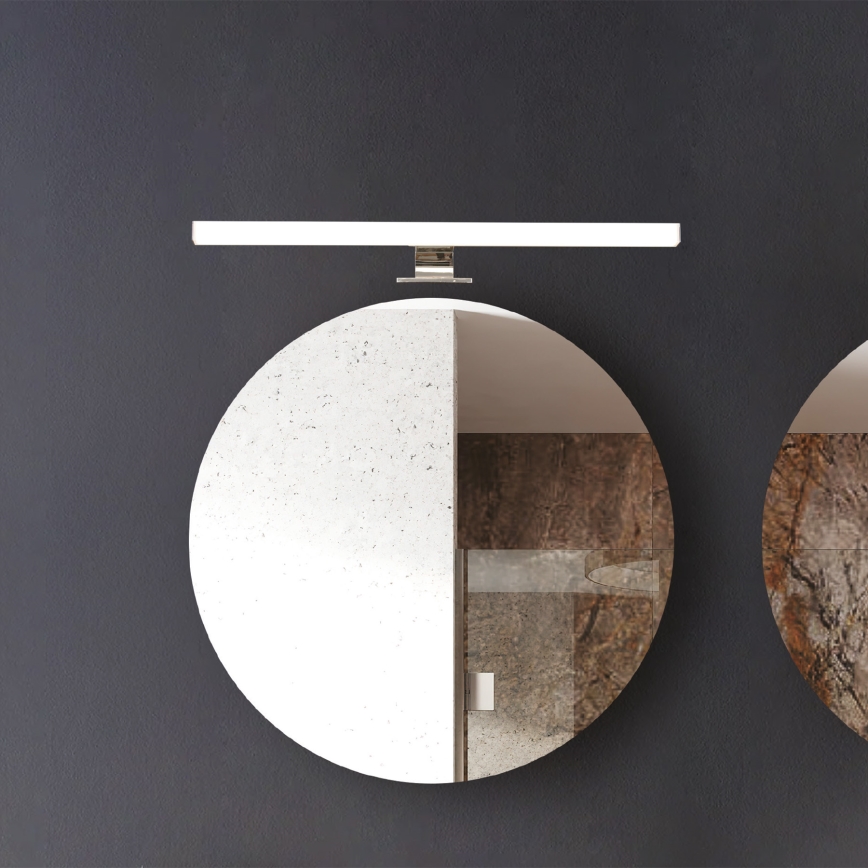 Illuminazione a LED per specchi da bagno LED/7W/230V 4000K 50 cm IP44 cromo lucido