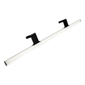 Illuminazione a LED per specchi da bagno MIRROR LED/12W/230V 80 cm IP44 nero