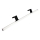 Illuminazione a LED per specchi da bagno MIRROR LED/12W/230V 80 cm IP44 nero