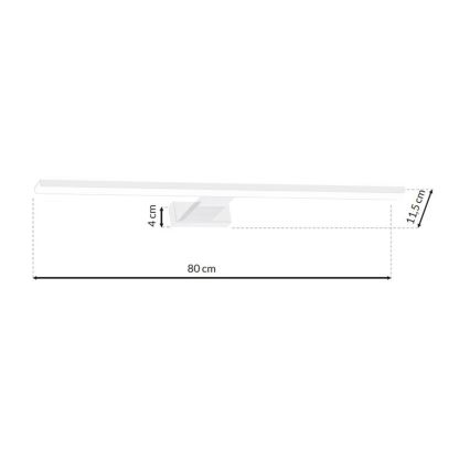 Illuminazione a LED per specchi da bagno SHINE WHITE LED/15W/230V IP44