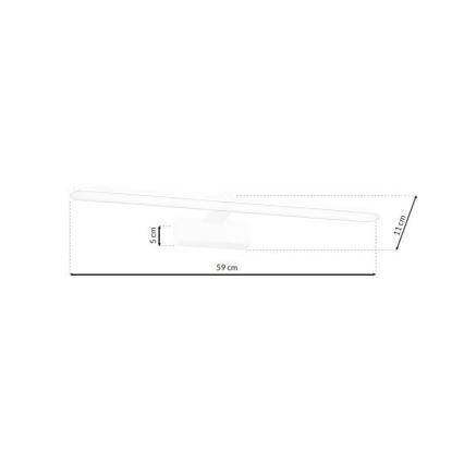 Illuminazione a LED per specchi da bagno SPLASH LED/12W/230V IP44