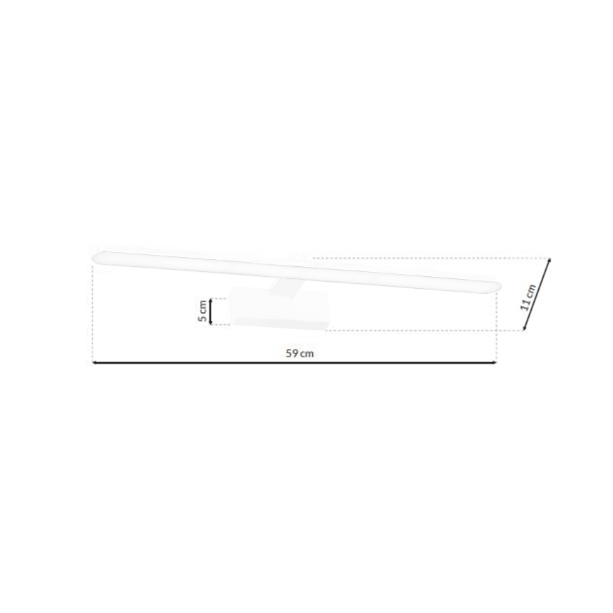 Illuminazione a LED per specchi da bagno SPLASH LED/12W/230V IP44