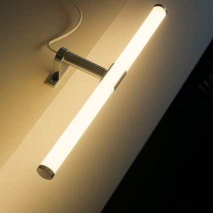 Illuminazione a LED per specchio da bagno 2 in 1 APA LED/6W/230V 40 cm IP44 cromo lucido