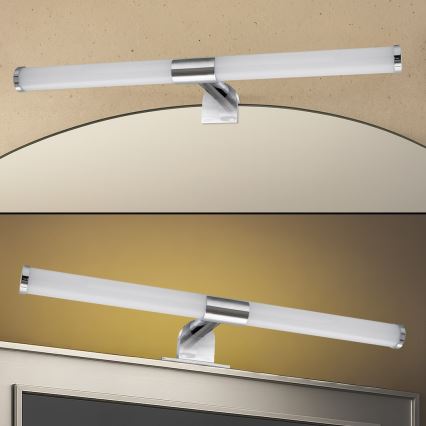 Illuminazione a LED per specchio da bagno 2 in 1 APA LED/6W/230V 40 cm IP44 cromo lucido