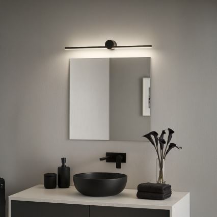 Illuminazione a LED per specchio da bagno ARTIST LED/9W/230V 60 cm IP44 nero