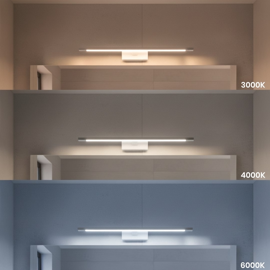 Illuminazione LED per specchio da bagno KLIMT LED/12W/230V 3000/4000/6000K 60 cm IP44 bianco