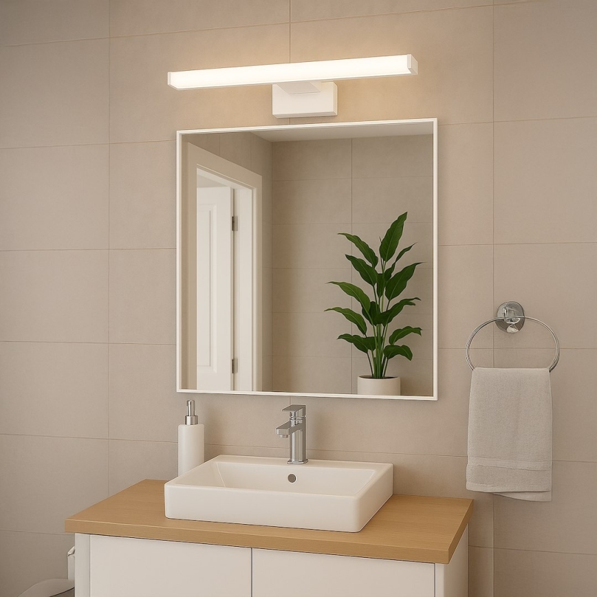 Illuminazione a LED per specchio da bagno MIRORE LED/10W/230V 60 cm IP44 bianco