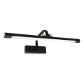 Illuminazione a LED per specchio da bagno VINCI LED/15W/230V 60 cm IP44 nero