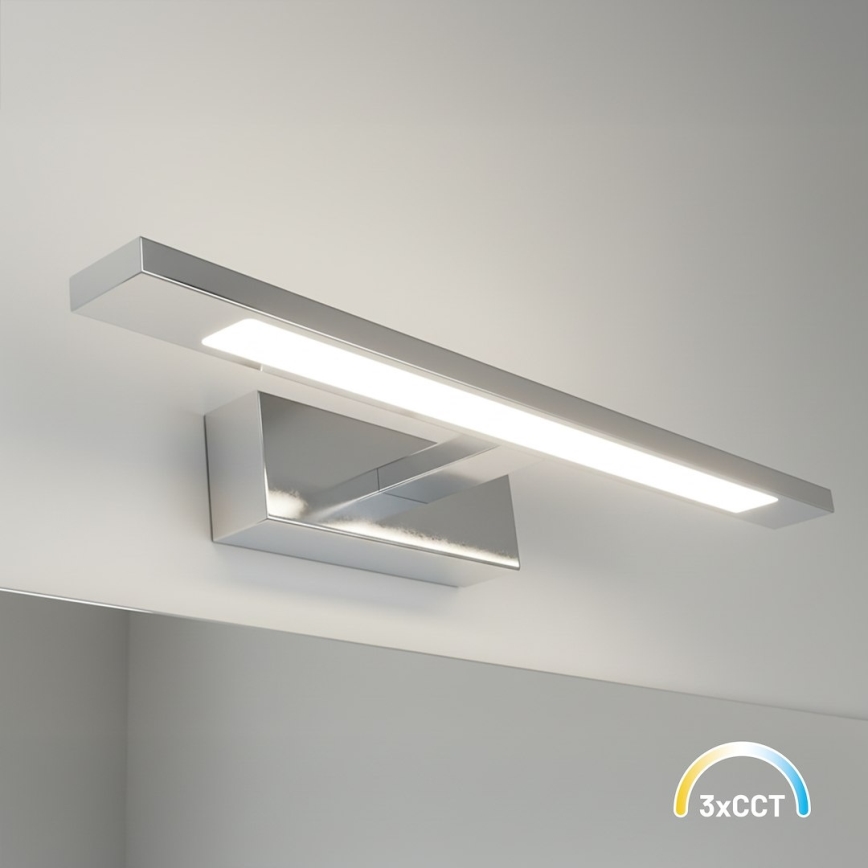 Illuminazione LED per specchio da bagno KLIMT LED/8W/230V 3000/4000/6000K 40 cm IP44 cromo lucido