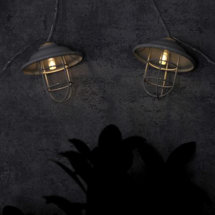 Illuminazione decorativa LED da esterno LOFT 10xLED/2xAA