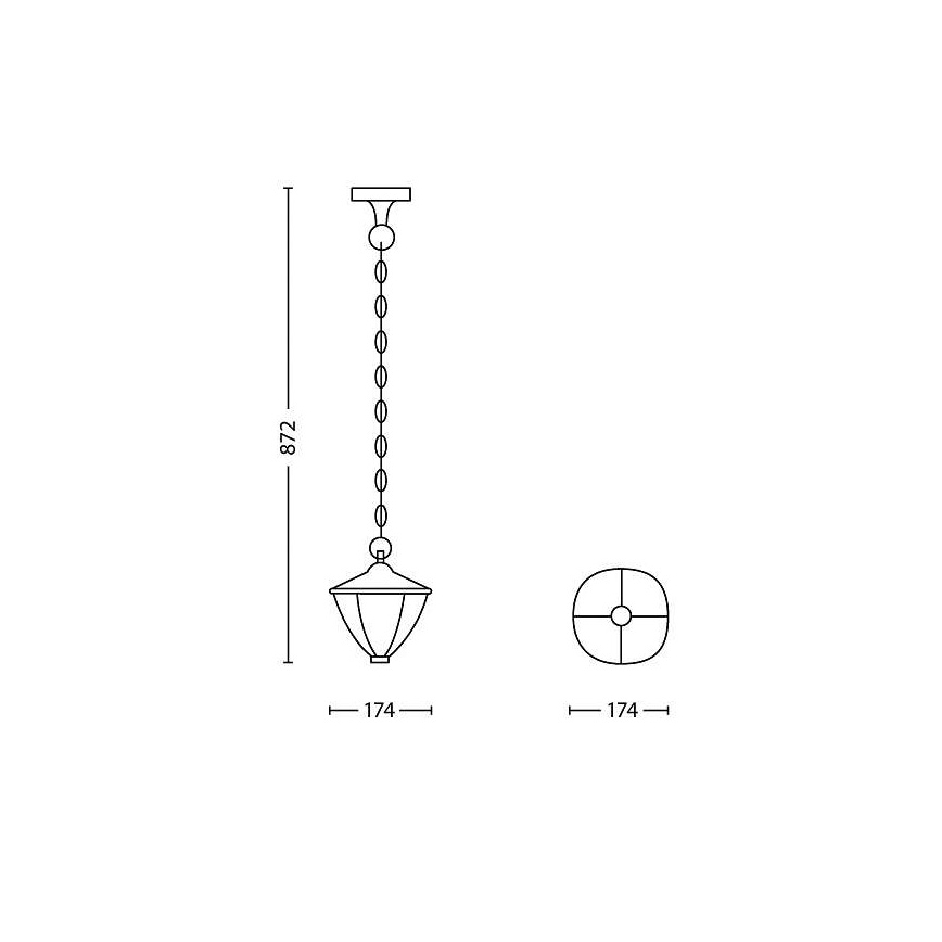 Illuminazione LED da esterno 1xLED/4,5W/230V