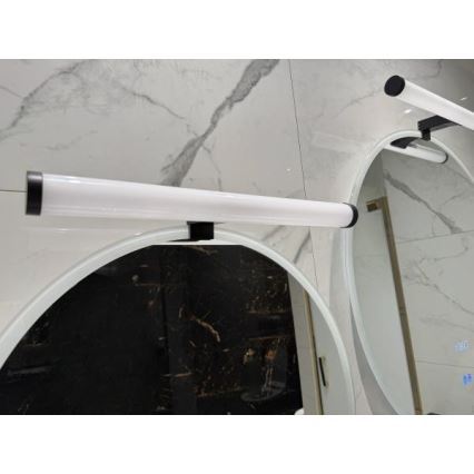 Illuminazione LED per specchio da bagno, 10 W, 230 V, 45 cm, IP44, nero