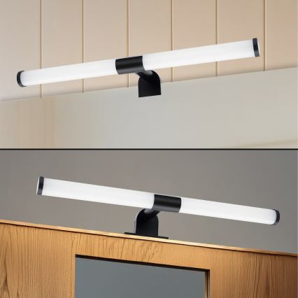 Illuminazione LED per specchio da bagno APA LED/6W/230V 40 cm IP44 nera