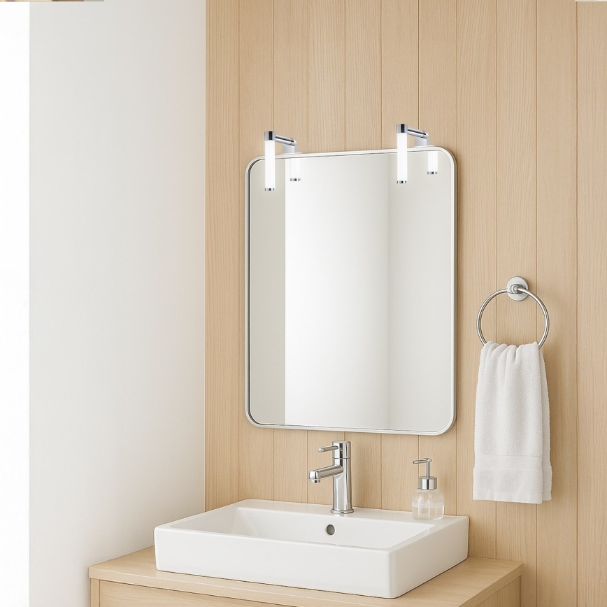 Illuminazione LED per specchio da bagno APA MINI LED/4W/230V IP44 cromo lucido