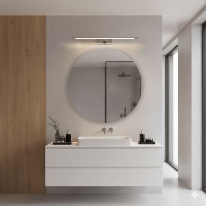 Illuminazione a LED per specchio da bagno KLIMT LED/12W/230V 3000/4000/6000K 60 cm IP44 cromo lucido
