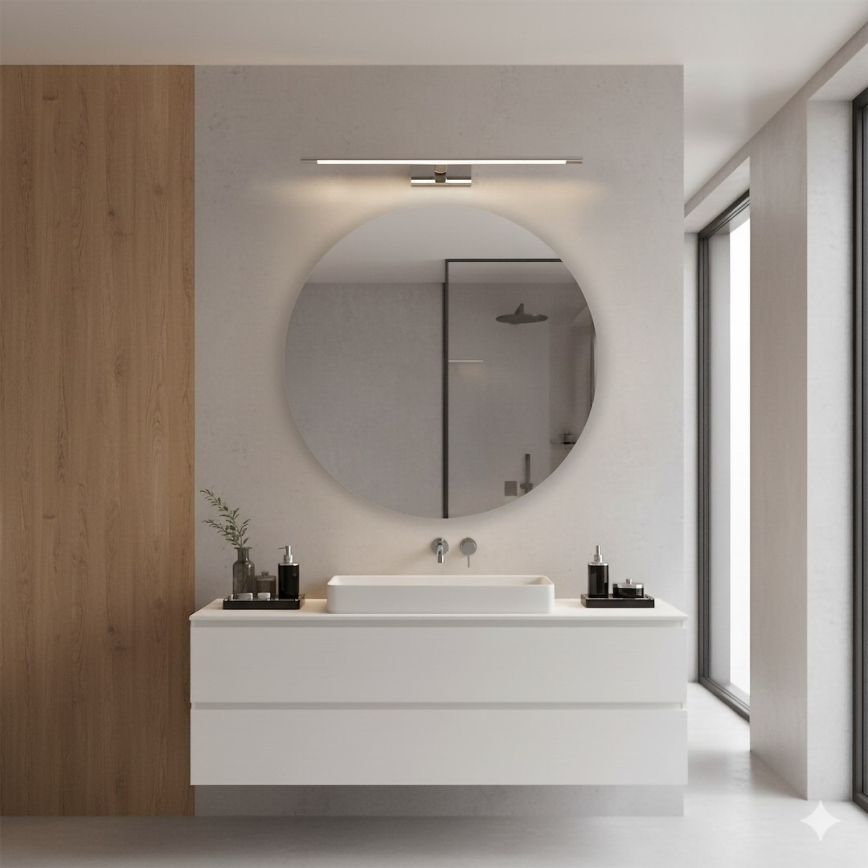 Illuminazione a LED per specchio da bagno KLIMT LED/12W/230V 3000/4000/6000K 60 cm IP44 cromo lucido