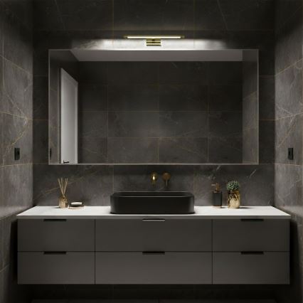 Illuminazione a LED per specchio da bagno KLIMT LED/8W/230V 3000/4000/6000K 40 cm IP44 dorata
