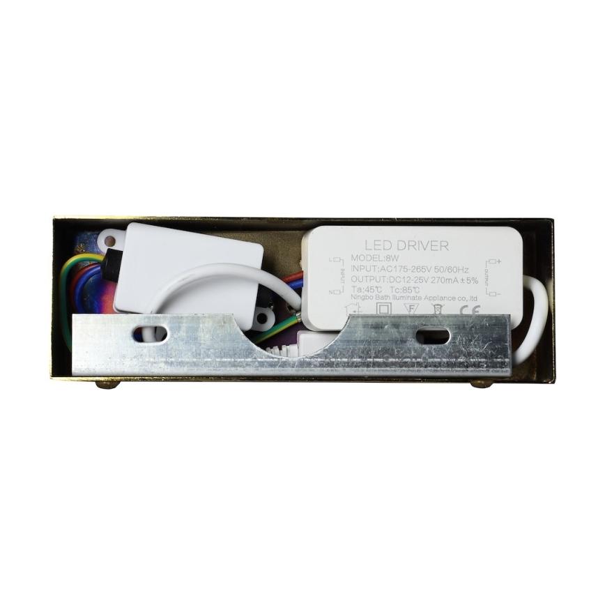 Illuminazione a LED per specchio da bagno KLIMT LED/8W/230V 3000/4000/6000K 40 cm IP44 dorata