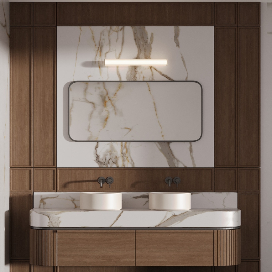 Illuminazione LED per specchio da bagno LINEA LED/12W/230V 3000/4000/6000K IP44 61 cm oro