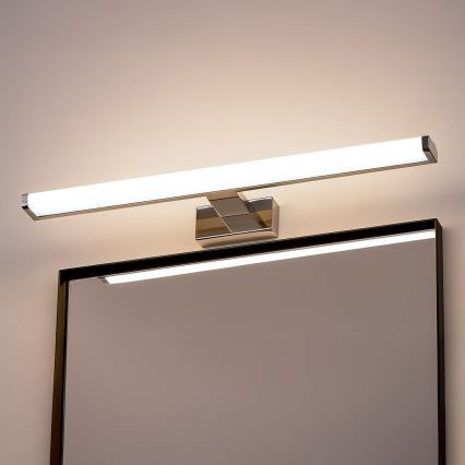 Illuminazione LED per specchio da bagno MIRORE LED/10W/230V 60 cm IP44 cromo lucido