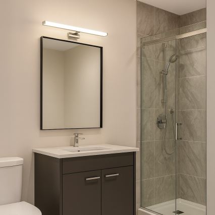 Illuminazione LED per specchio da bagno MIRORE LED/10W/230V 60 cm IP44 cromo lucido