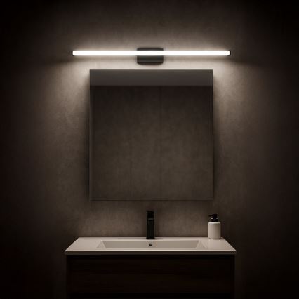 Illuminazione LED per specchio da bagno MIRORE LED/10W/230V 60 cm IP44 nero