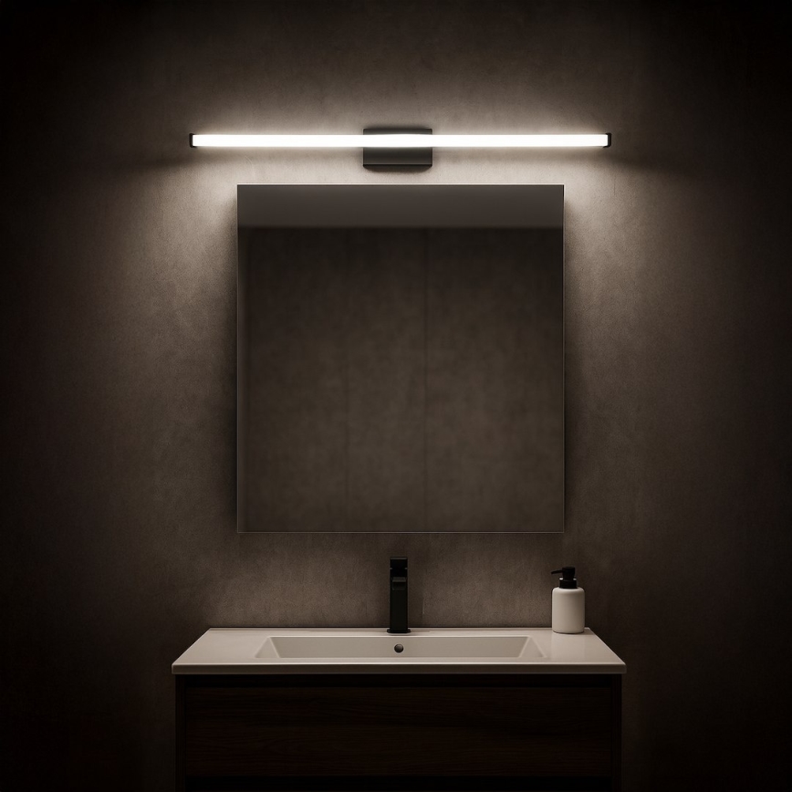 Illuminazione LED per specchio da bagno MIRORE LED/10W/230V 60 cm IP44 nero