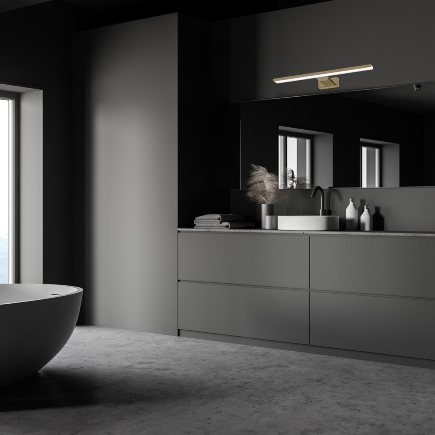 Illuminazione LED per specchio da bagno SHINE LED/13,8W/230V 60 cm IP44 ottone