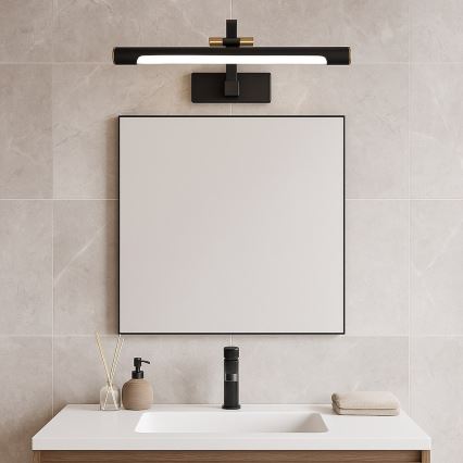 Illuminazione LED per specchio da bagno VINCI LED/12W/230V 40 cm IP44 nero