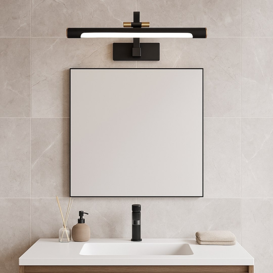 Illuminazione LED per specchio da bagno VINCI LED/12W/230V 40 cm IP44 nero