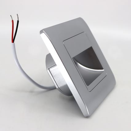 Illuminazione LED scale STEP LIGHT LED/1,5W/230V argento