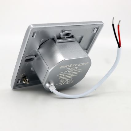Illuminazione LED scale STEP LIGHT LED/1,5W/230V argento
