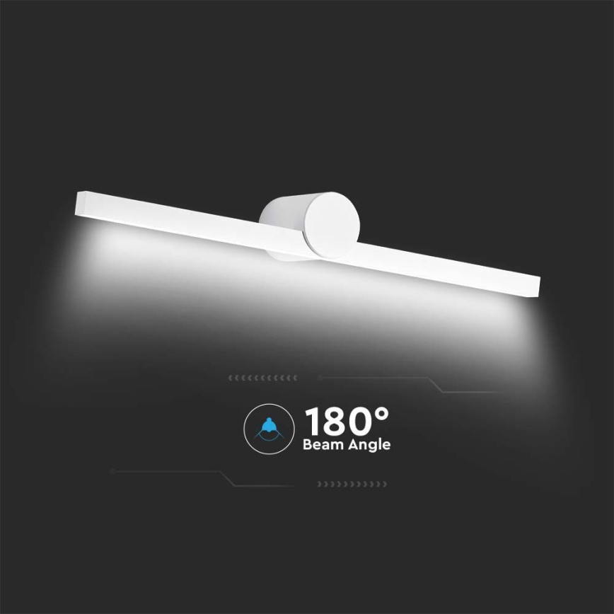 Illuminazione per specchio da bagno a LED 10W/230V 4000K IP65 bianca