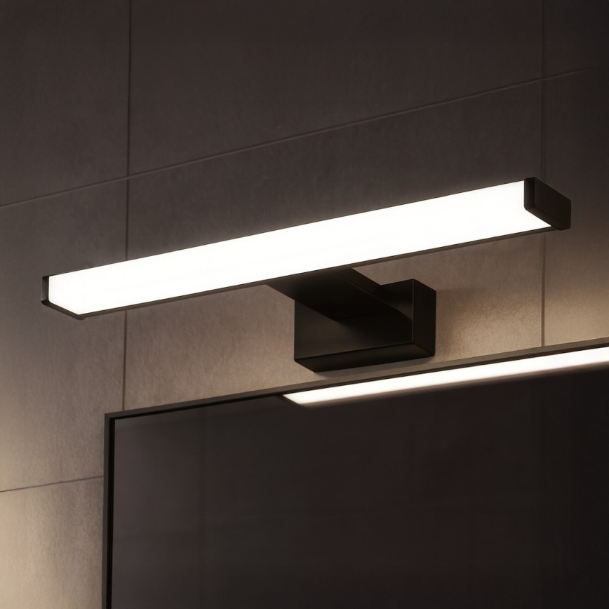 Illuminazione per specchio da bagno a LED MIRORE 8W/230V, 40 cm, IP44, nero