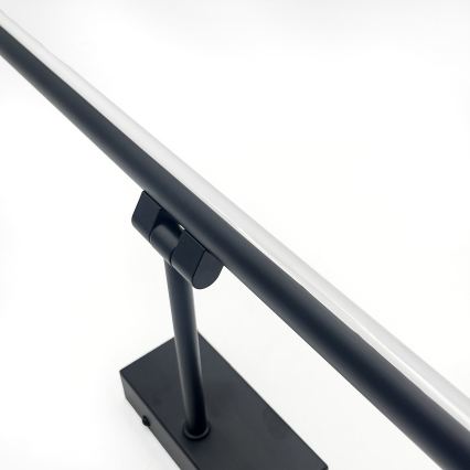 Illuminazione per specchio da bagno MIRROR LED/8W/230V 4000K IP44 60 cm nero