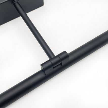 Illuminazione per specchio da bagno MIRROR LED/8W/230V 4000K IP44 60 cm nero