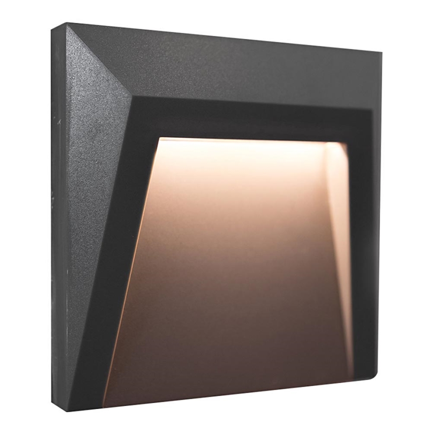 Illuminazione scale LED da esterno HOLDEN LED/1W/230V IP65 antracite