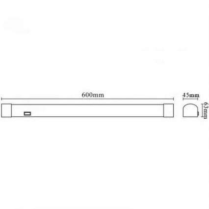 Illuminazione a LED per specchio da bagno LED/15W/230V 4000K IP44