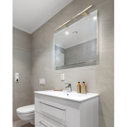 Illuminazione a LED per specchio da bagno LED/5W/230V 4000K 30 cm IP44 oro