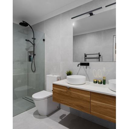 Illuminazione a LED per specchio da bagno LED/8W/230V 4000K 50 cm IP44 nero