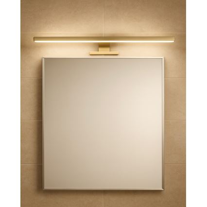 Illuminazione a LED per specchio da bagno LED/8W/230V 4000K 50 cm IP44 oro opaco