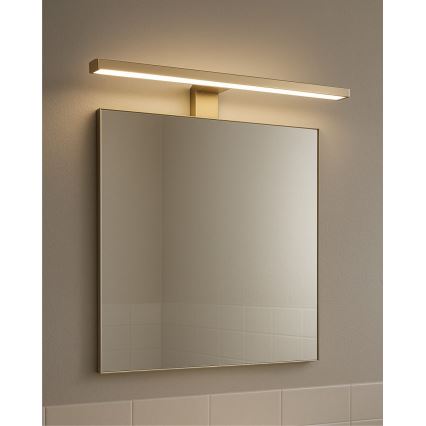 Illuminazione a LED per specchio da bagno LED/8W/230V 4000K 50 cm IP44 oro opaco