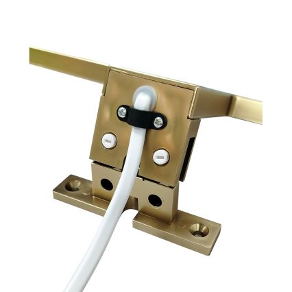 Illuminazione a LED per specchio da bagno LED/8W/230V 4000K 50 cm IP44 oro opaco