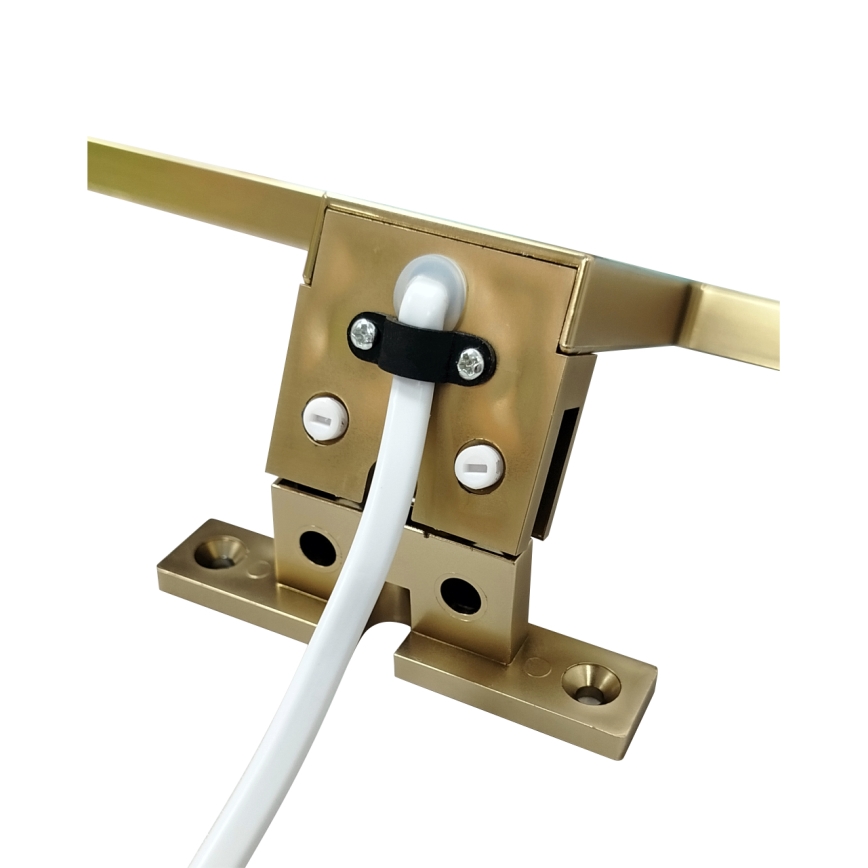 Illuminazione a LED per specchio da bagno LED/8W/230V 4000K 50 cm IP44 oro opaco