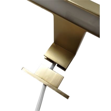 Illuminazione a LED per specchio da bagno LED/8W/230V 4000K 50 cm IP44 oro opaco