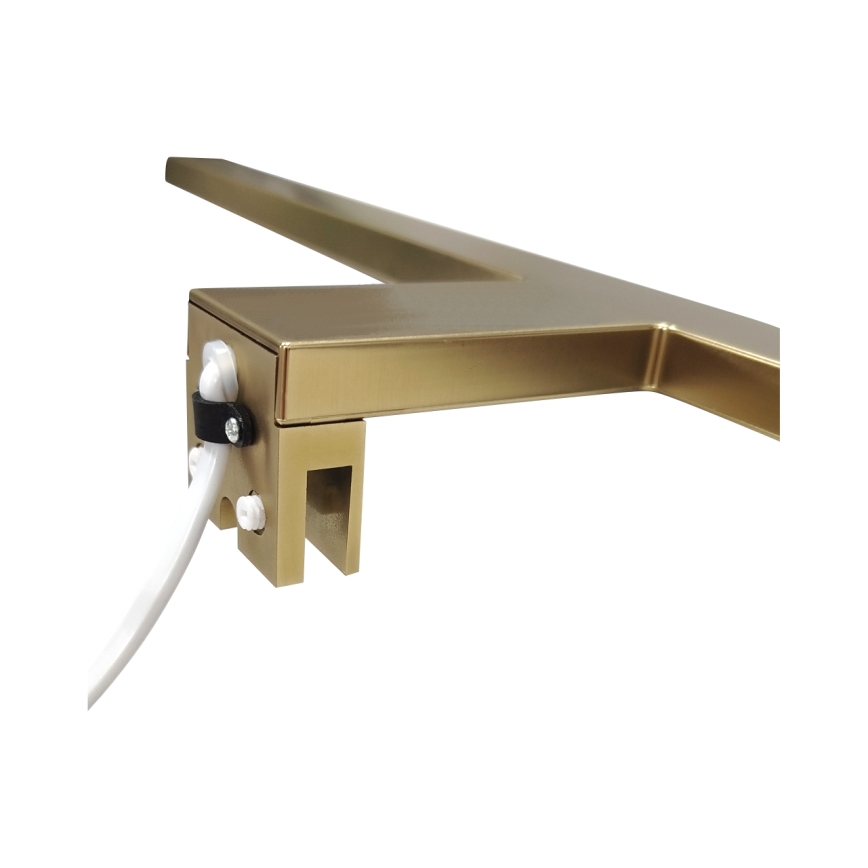 Illuminazione a LED per specchio da bagno LED/8W/230V 4000K 50 cm IP44 oro opaco