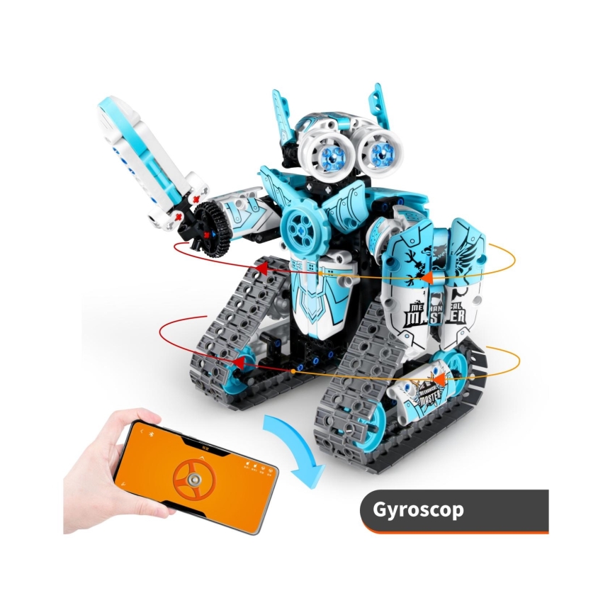 iM.Master - Kit robot programmabile 3-in-1, 398 pezzi con telecomando