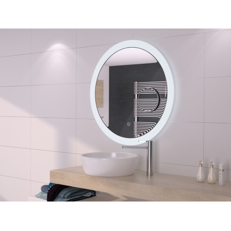 Immax 08229L - Specchio da bagno LED dimmerabile con retroilluminazione ANELLO IP44