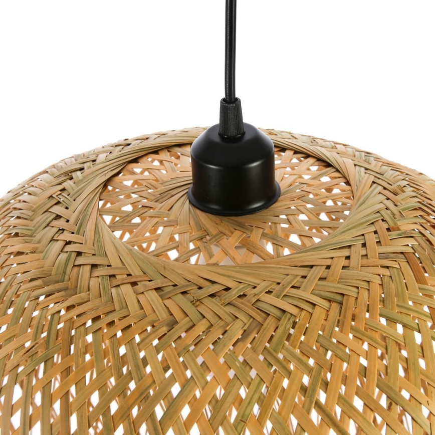 Lampadario a sospensione con filo HILO 1xE27/40W/230V diametro 45 cm bambù
