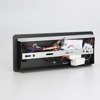 Immax 08288L - LED Faretto da parete con ripiano, porta USB e ricarica wireless Be PREPARE LED/3W/230V + LED/3W nero